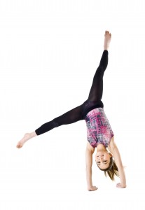 gymnastics girl cartwheel